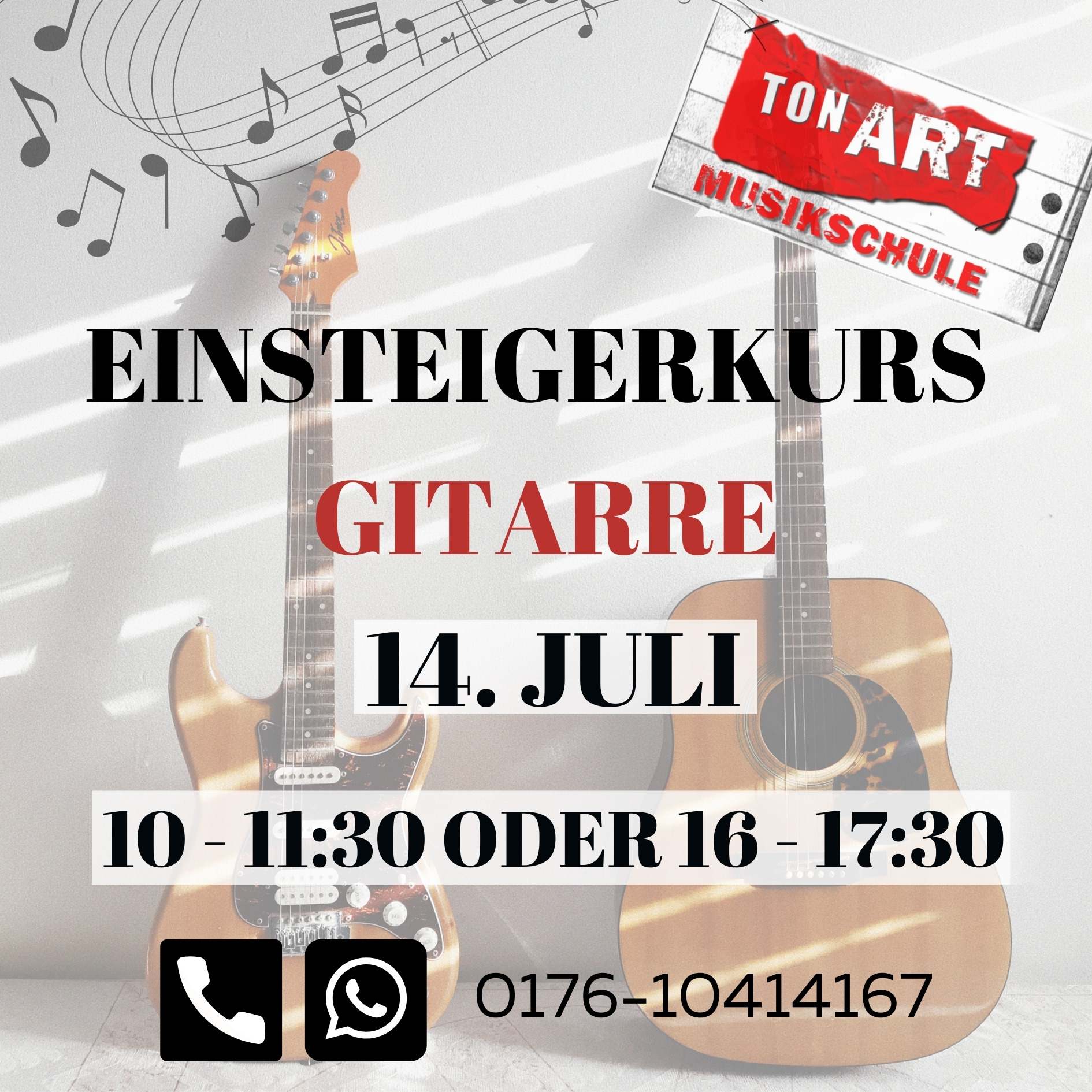  21.05.25 
 /  News 
 Gitarrenkurs in den Sommerferien 